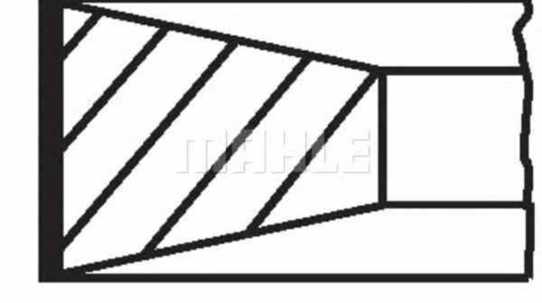 Set segmenti piston MAN L 2000 MAHLE ORIGINAL 227 33 N0