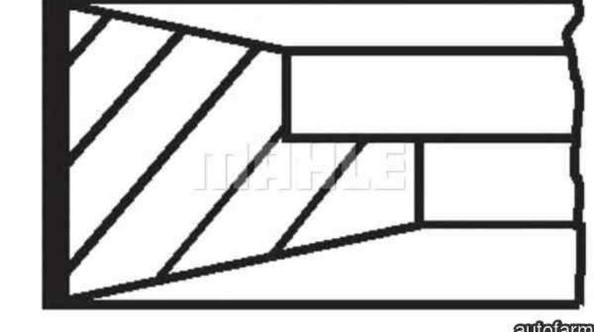 Set segmenti piston MERCEDES-BENZ VARIO cabina cu motor MAHLE ORIGINAL 005 38 N0