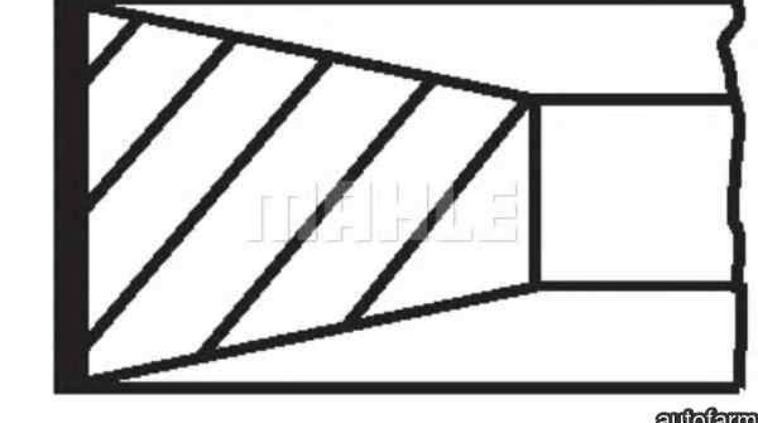 Set segmenti piston MERCEDES-BENZ VARIO cabina cu motor MAHLE ORIGINAL 003 16 N0