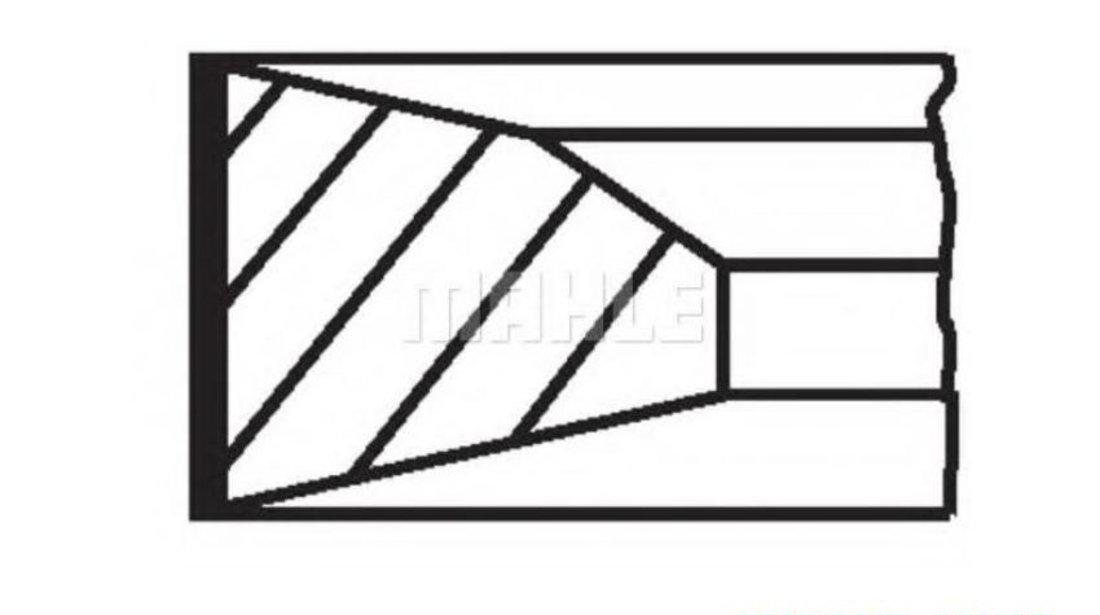 Set segmenti piston Mercedes SPRINTER 3-t caroserie (906) 2006-2016 #2 00523N0
