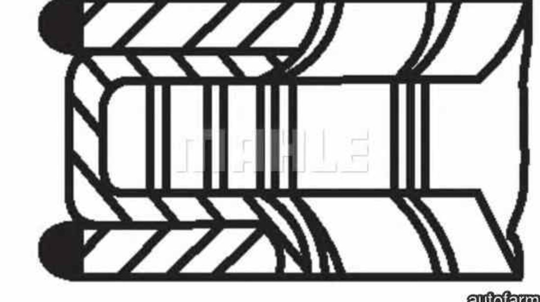 Set segmenti piston OPEL ASTRA G caroserie (F70) MAHLE ORIGINAL 011 69 N0