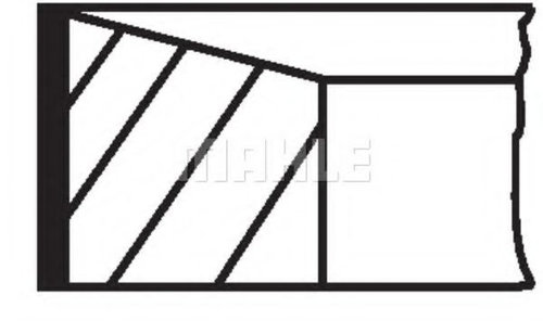 Set segmenti piston OPEL MOVANO autobasculanta (H9) (1999 - 2010) MAHLE ORIGINAL 022 07 N0 piesa NOU...