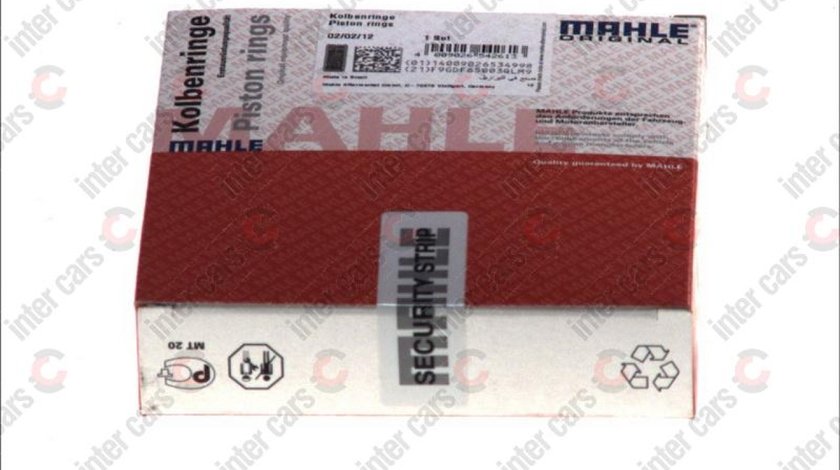 Set segmenti piston PEUGEOT PARTNER Combispace 5F Producator MAHLE ORIGINAL 039 24 N0