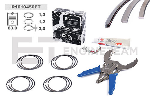 Set segmenti piston (R1010450ET ET ENGINETEAM) AUDI,SEAT,SKODA,VW