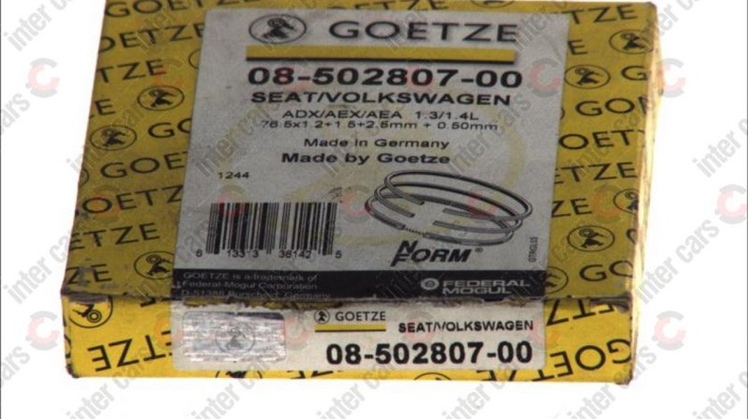 Set segmenti piston VW GOLF IV Variant 1J5 Producator GOETZE ENGINE 08-502807-00