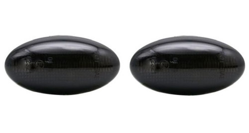 Set Semnalizari Led Aripa Dreapta + Stanga Blic Citroen Berlingo 1996-2011 Gri Fumuriu L38-140-001LE...