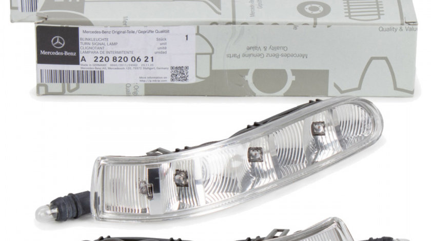 Set Semnalizari Oglinda Dreapta + Stanga Oe Mercedes-Benz SL R230 2001-2012 A2308200821 + A2308200721