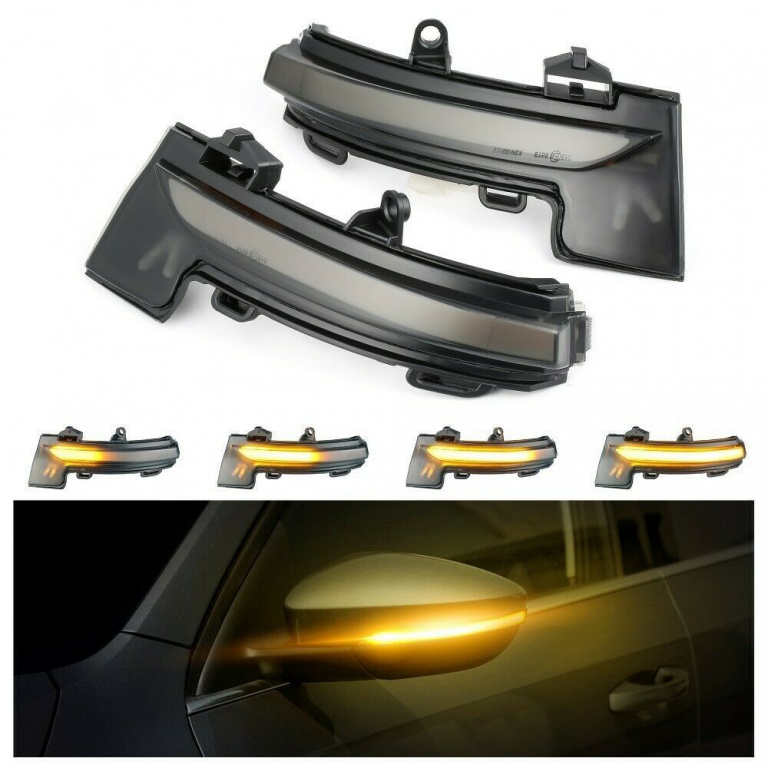 Set Semnalizari Oglinda Led Dinamice Dedicate Skoda Octavia 3 2013-2019 D0184