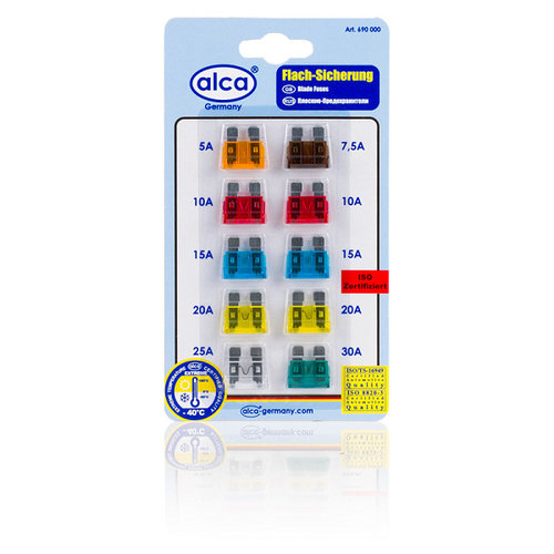 SET SIGURANTE FUZIBILE STANDARD SET 10 BUC 690000 ALCA