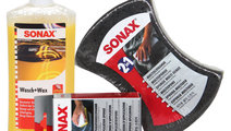 Set Sonax Sampon Cu Ceara 500ML 313200 + Sonax Bur...