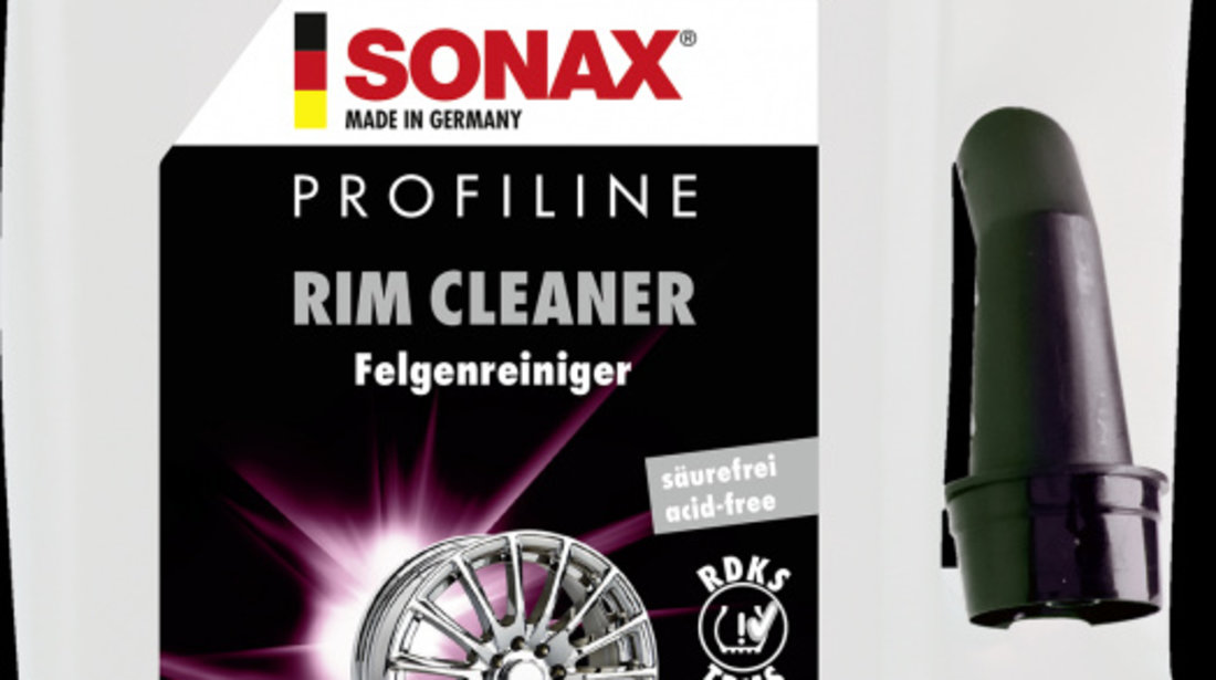 Set Sonax Solutie Curatat Jante 5L 230500 + Sonax Flacon Cu Pulverizator 500ML 499700