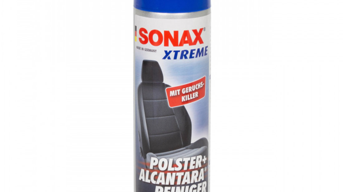 Set Sonax Spuma Pentru Curatarea Tapiteriei Si Alcantara Xtreme 400ML 206300 + Sonax Perie Curatat Tapiterie Textil Si Piele 416741