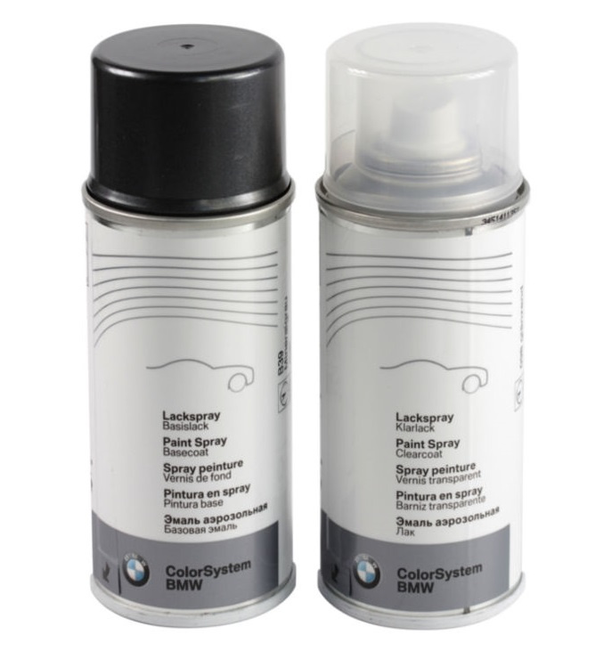 Set Spray Vopsea + Lac Oe Bmw Black Sapphire Metallic 475 150ML 51910026328