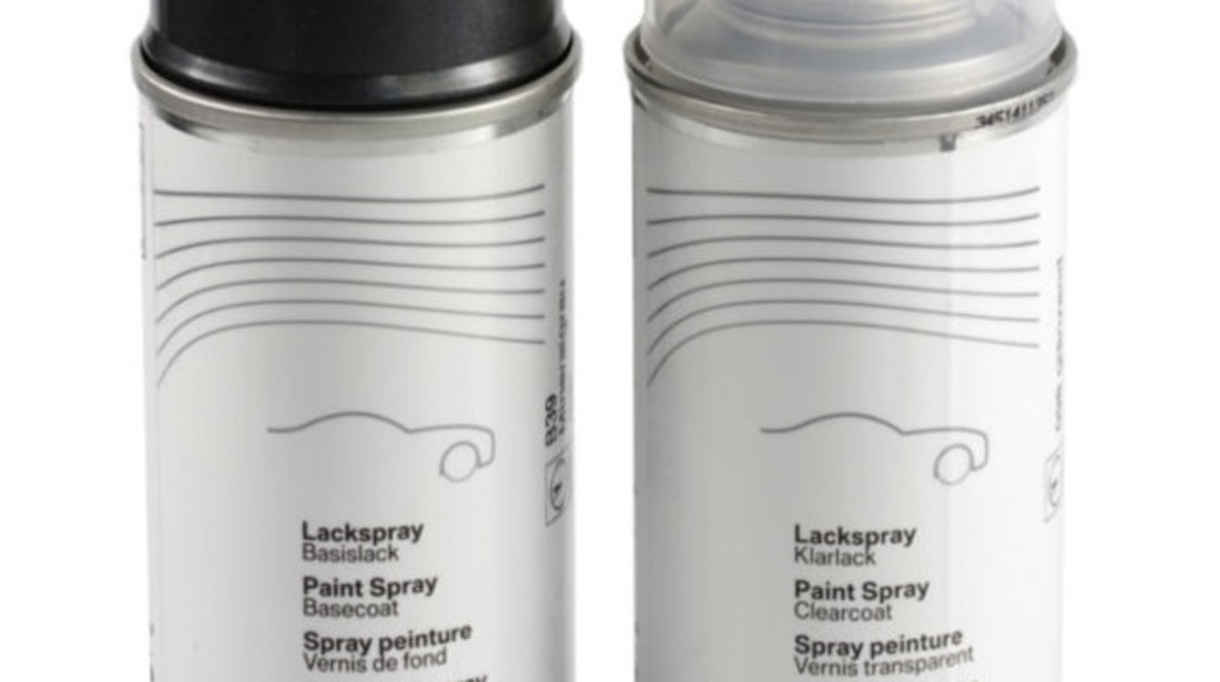 Set Spray Vopsea + Lac Oe Bmw Mineral Grey Metallic B39 2 X 150ML 51912360922