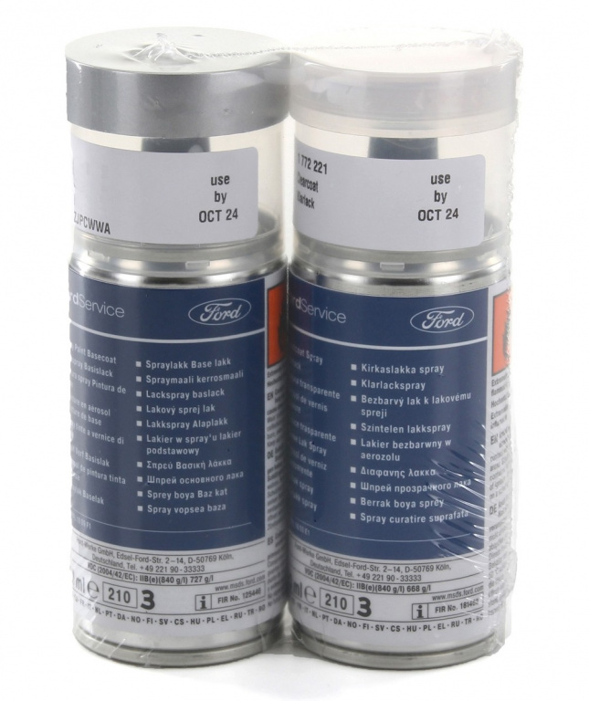 Set Spray Vopsea + Lac Oe Ford Argintiu Silber Mondstein APNEWWA 150ML 1779122