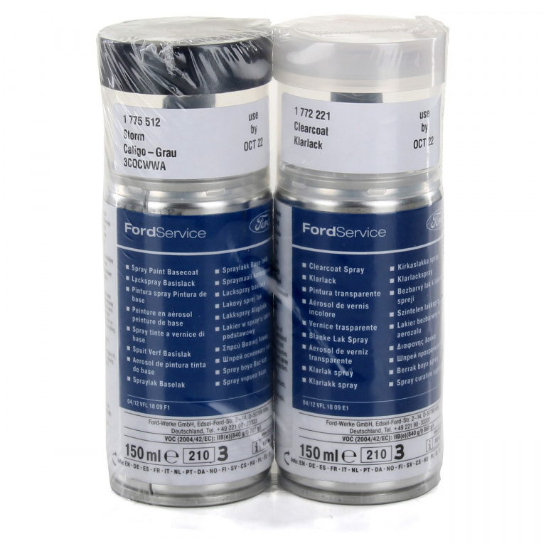 Set Spray Vopsea + Lac Oe Ford Gri Caligo Grau 3CQCWWA 150ML 1775512