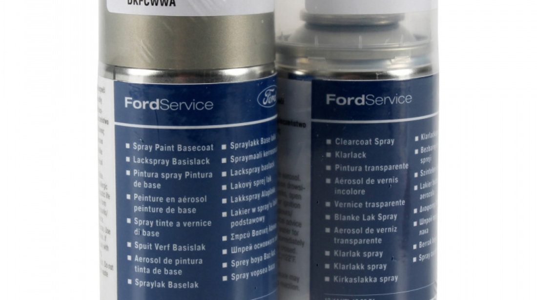 Set Spray Vopsea + Lac Oe Ford Gri Grau Metalizat Titan DKFCWWA 150ML 1782825