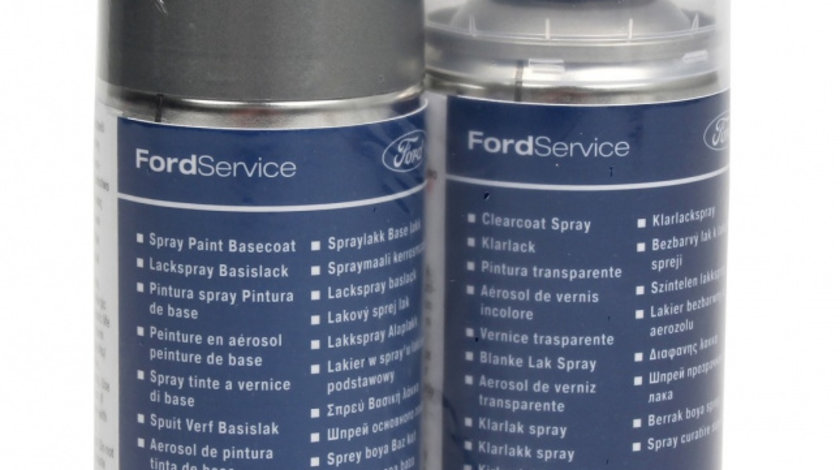 Set Spray Vopsea + Lac Oe Ford Gri Grau Thunder Metalizat 8CNEWWA 150ML 1773337