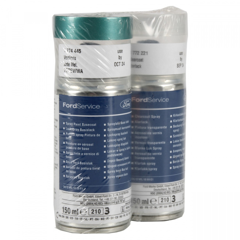 Set Spray Vopsea + Lac Oe Ford Verde Grun Jade Metalizat 7GPEWWA 150ML 1774445
