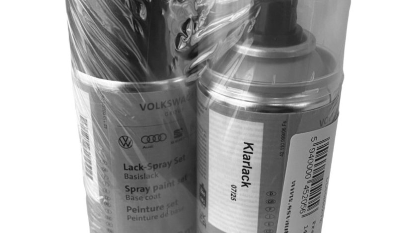 Set Spray Vopsea + Lac Oe Volkswagen Culoare Dolphin Grey LX7Z 150ML LLS0M6X7Z