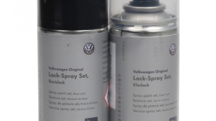 Set Spray Vopsea + Lac Oe Volkswagen Deep Black Pearl 150ML LLS0P6C9X