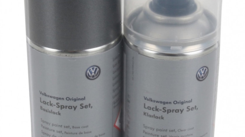 Set Spray Vopsea + Lac Oe Volkswagen Unitedgrey Metallic LA7T 150ML + 150ML LLS0M6A7T