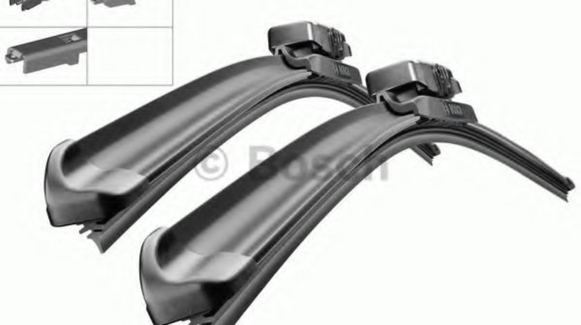 Set stergatoare parbriz AUDI A3 Cabriolet (8P7) (2008 - 2013) BOSCH 3 397 014 010 - produs NOU