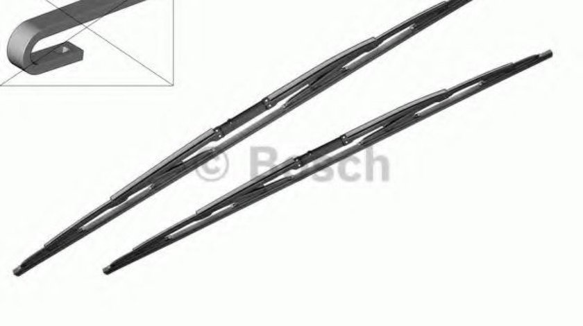 Set stergatoare parbriz BMW Seria 5 (E39) (1995 - 2003) BOSCH 3 397 001 539 - produs NOU