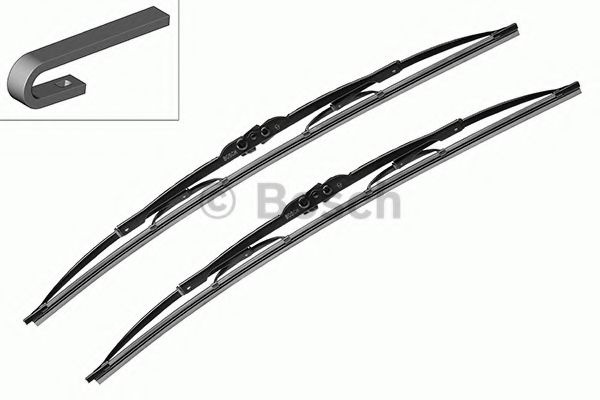 Set stergator parbriz AUDI A3 (8L1) (1996 - 2003) BOSCH 3 397 118 405 piesa NOUA