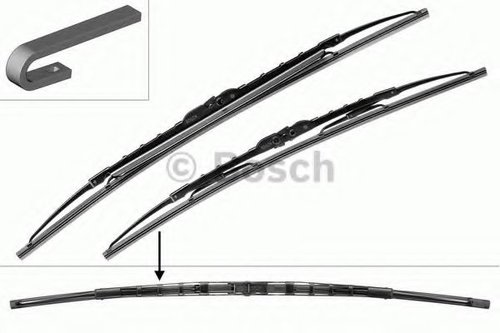 Set stergator parbriz AUDI A6 (4B2, C5) (1997 - 2005) BOSCH 3 397 001 582 piesa NOUA