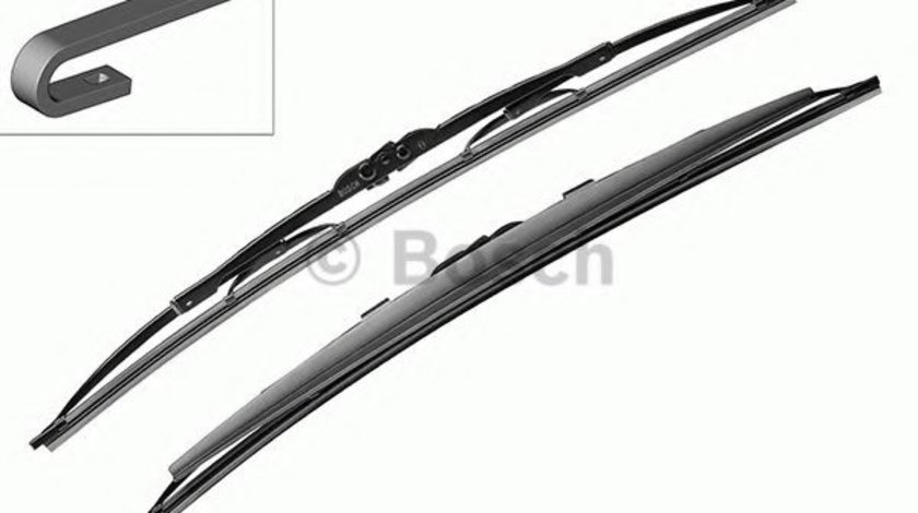 Set stergator parbriz BMW Seria 3 Cabriolet (E36) (1993 - 1999) BOSCH 3 397 118 404 piesa NOUA