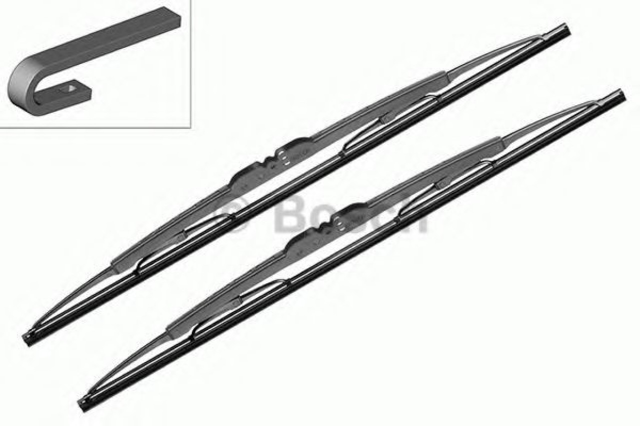Set stergator parbriz LANCIA MUSA (350) (2004 - 2012) BOSCH 3 397 118 304 piesa NOUA