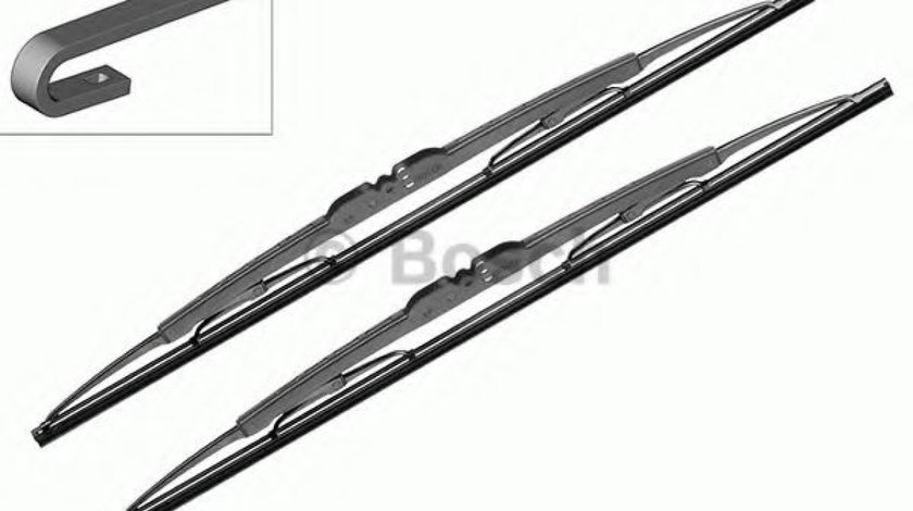 Set stergator parbriz LANCIA MUSA (350) (2004 - 2012) BOSCH 3 397 118 304 piesa NOUA