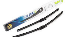 Set Stergator Parbriz Valeo Silencio Flat Blade Bm...