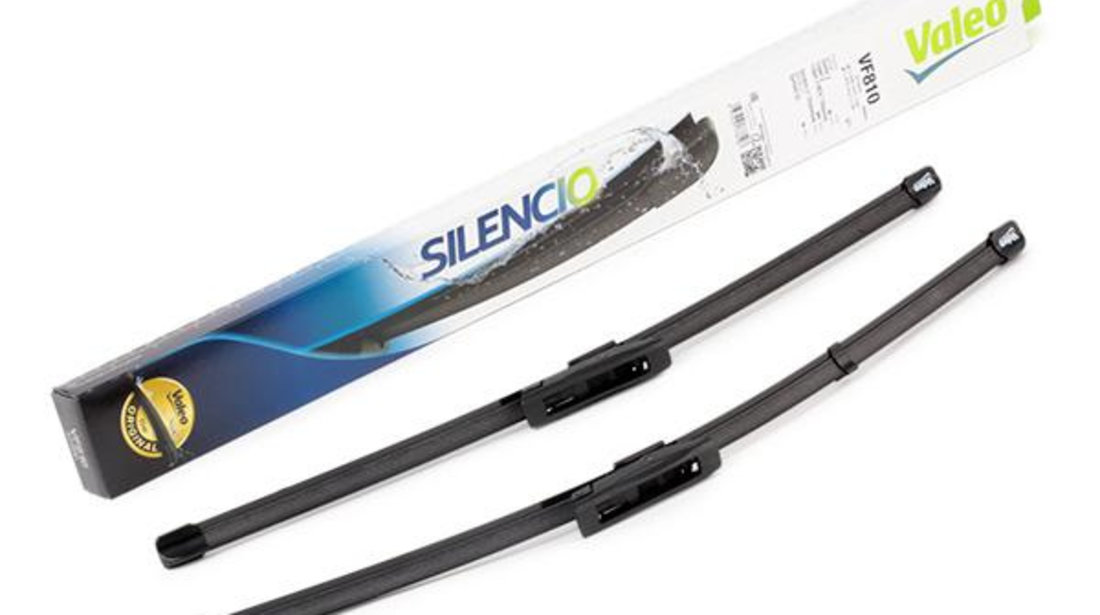 Set Stergator Parbriz Valeo Silencio Flat Blade Set Dacia Sandero 2 2012→ VF810 577810
