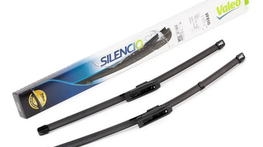 Set Stergator Parbriz Valeo Silencio Flat Blade Set Dacia Sandero 2 2012→ VF810 577810