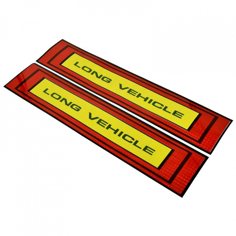 Set Sticker Reflectorizant Pentru Camion ' Long Vehicle 'AVX-T070916-4