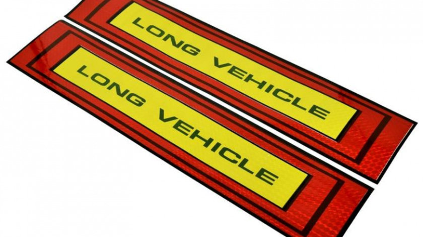 Set Sticker Reflectorizant Pentru Camion ' Long Vehicle 'AVX-T070916-4