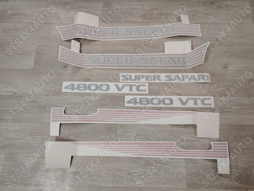 SET STICKERE AUTO PENTRU NISSAN PATROL GU4 Y61 2005-2025 4-USI [2023 SUPER SAFARI LOOK]