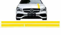 Set Stickere Galben Mat compatibil cu MERCEDES CLA...