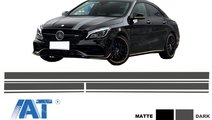 Set Stickere Gri Inchis compatibil cu Mercedes CLA...