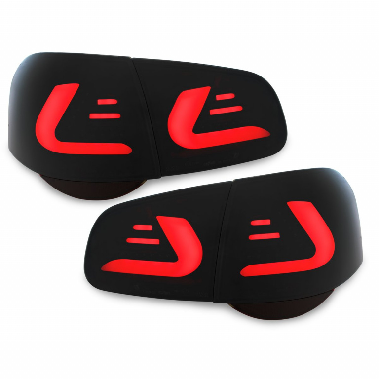 Set Stopuri Full Led Compatibil Cu Vokswagen Passat B6 3C 2005-2010 Variant Negru Fumuriu RV43LLBS