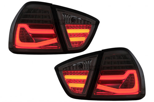 Set Stopuri Led Compatibil Cu Bmw Seria 3 E90 2004-2008 Sedan Fumuriu TLBME90LBS