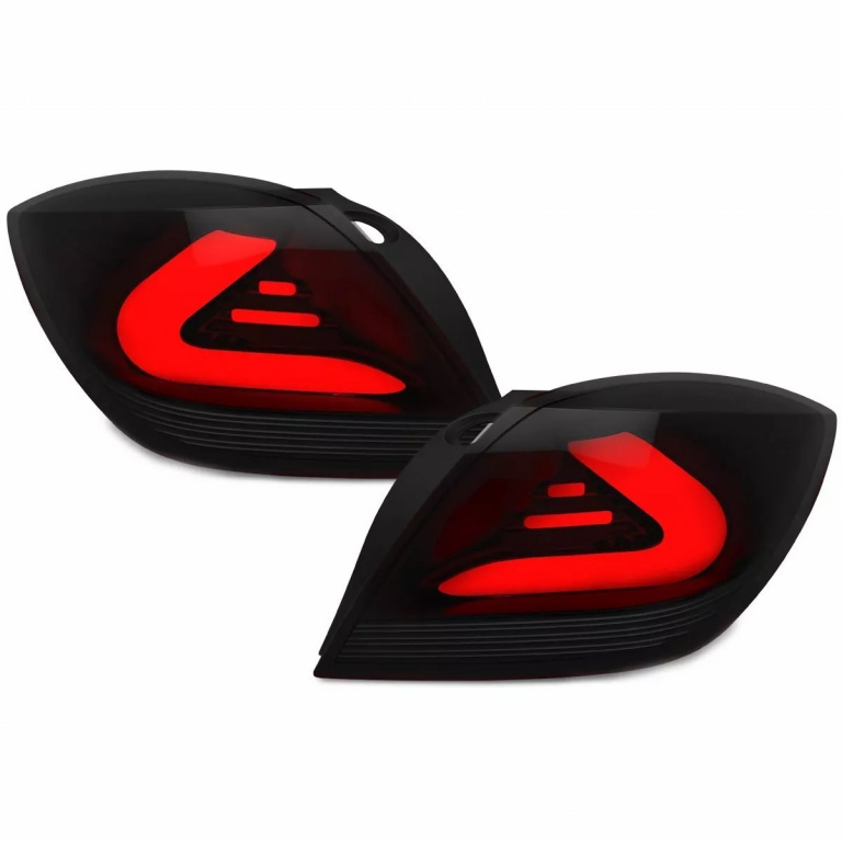 Set Stopuri Led Compatibil Cu Opel Astra H 2005-2010 GTC Negru / Fumuriu RO27LLBS