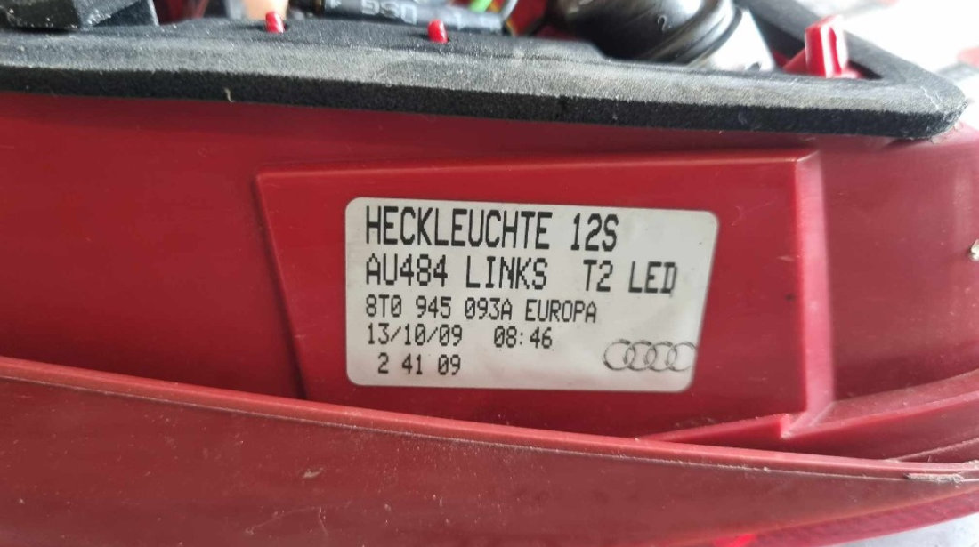 Set stopuri LED originale Audi A5 8T Spotback coduri : 8t0945094a / 8t0945093a / 8t8945096d / 8t8945095d