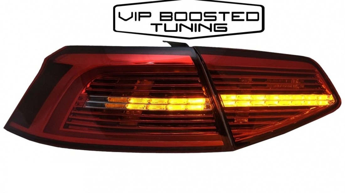 Set Stopuri LED VW Passat B8 3G (2015-2019) Sedan cu semnal dinamic