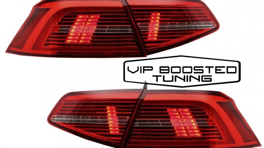 Set Stopuri LED VW Passat B8 3G (2015-2019) Sedan Matrix OE design cu semnal dinamic