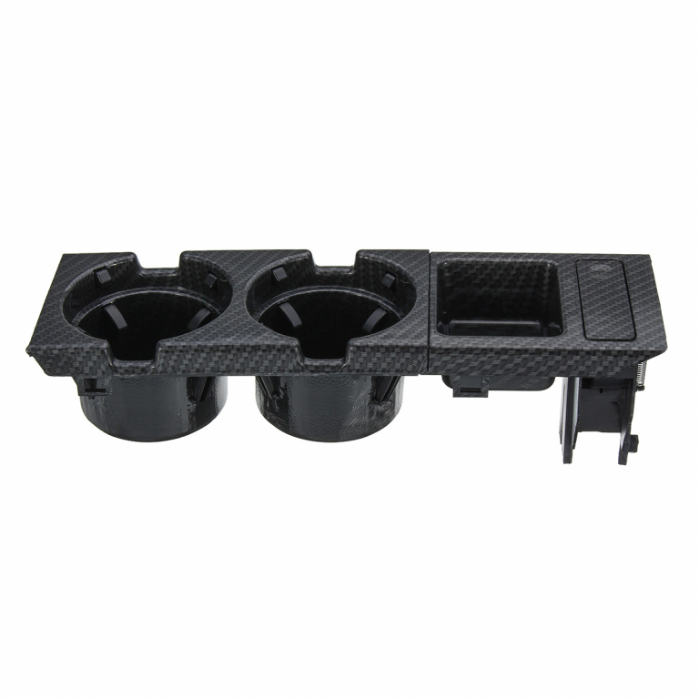 Set Suport 2 Pahare + Cutie Monede Nty Bmw Seria 3 E46 1998-2005 Carbon EZC-BM-086