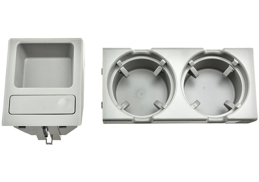 Set Suport 2 Pahare + Cutie Monede Nty Bmw Seria 3 E46 1998-2005 Gri EZC-BM-084