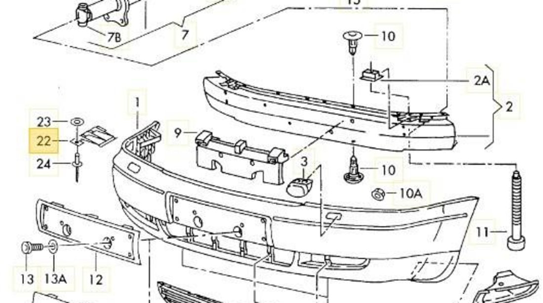 Set suport Audi A8 (1994-2002) [4D, d2] 4D0807283 ; 4D0 807 283 ;